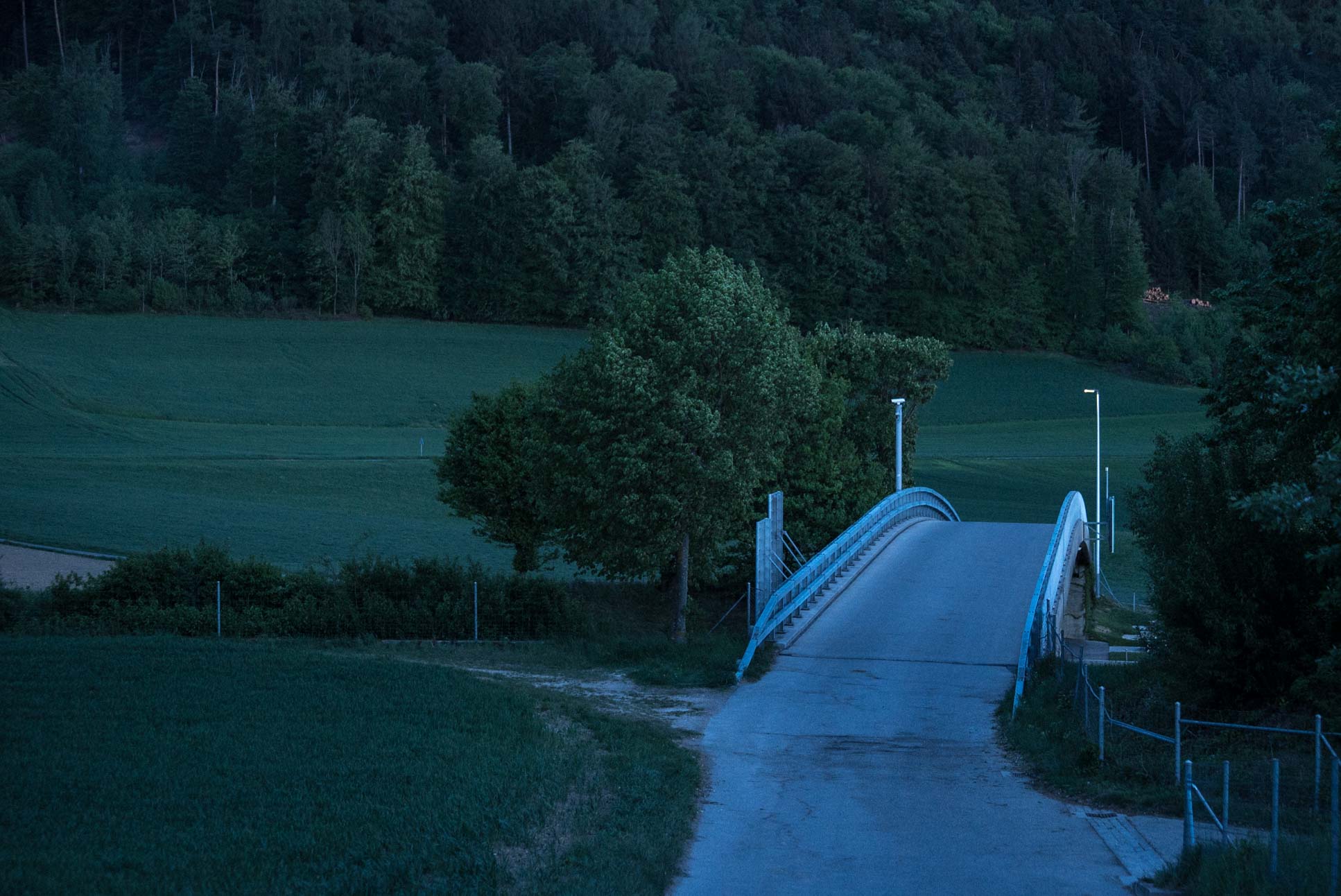 Below this bridge runs the A1 highway