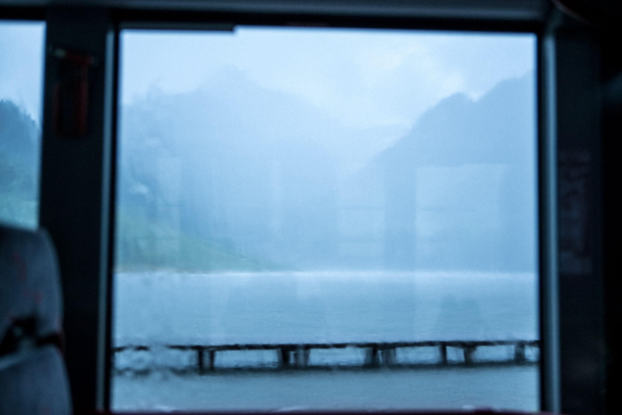 It started absolutely pouring down as soon as I got on the bus, by this point it had already cleared up a bit.