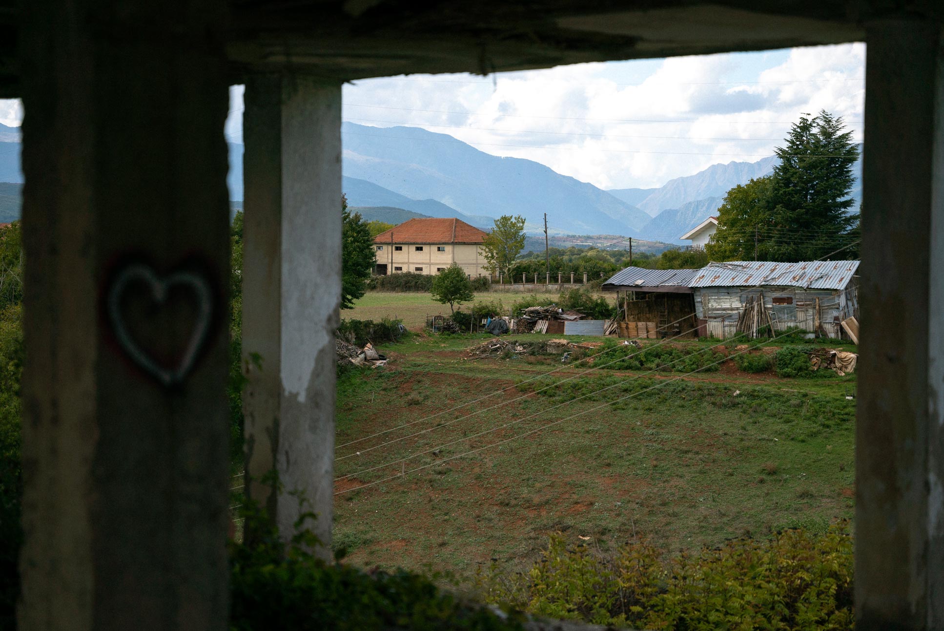 lunch break in an abandoned building near Debar