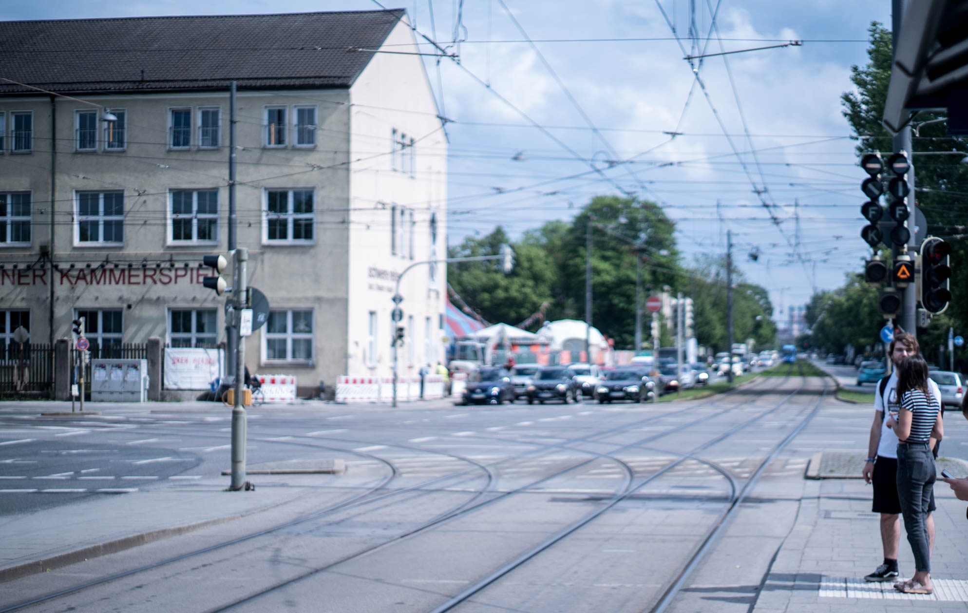 Munich has some beautiful reserved track