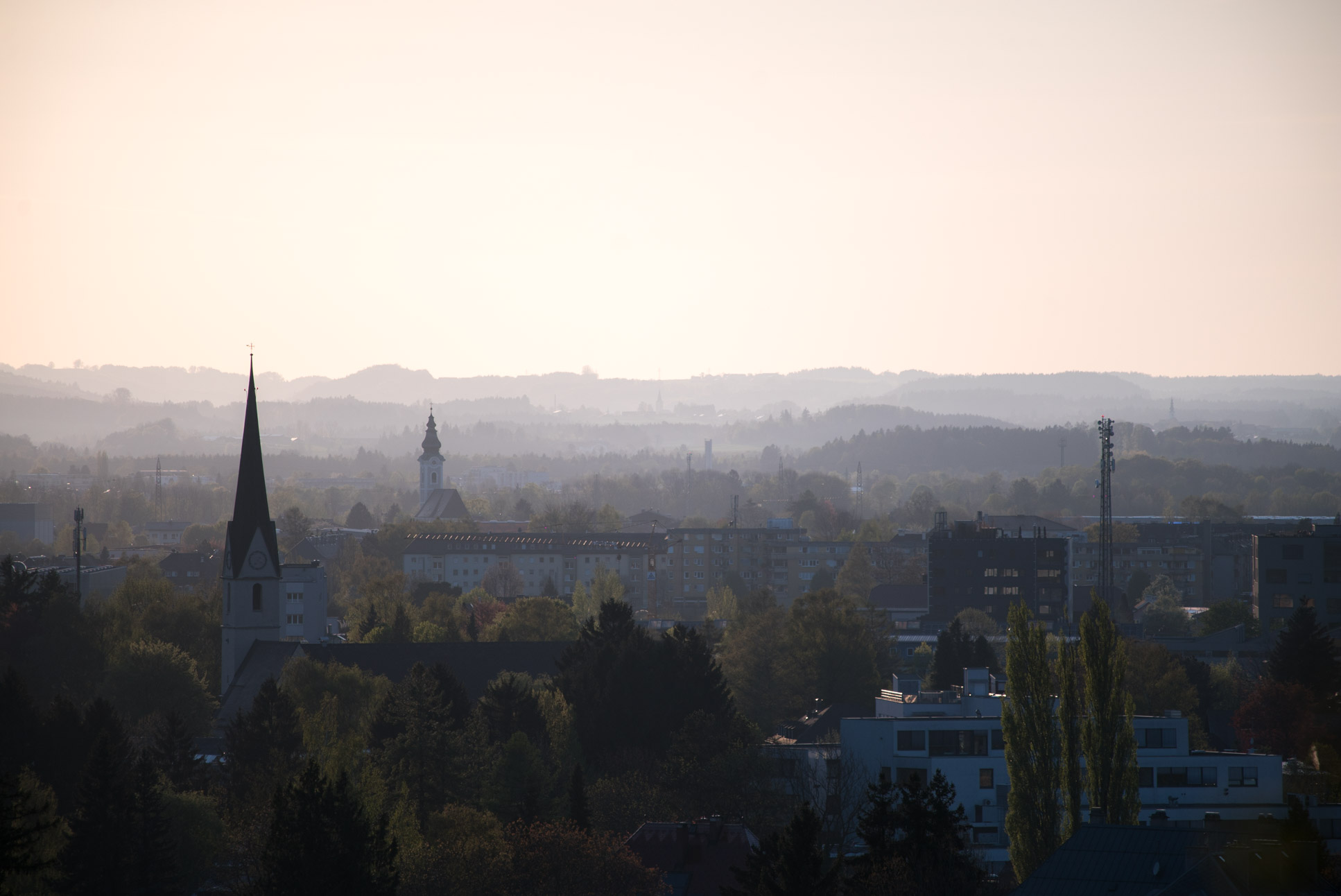 View from Mönchsberg, Salzburg