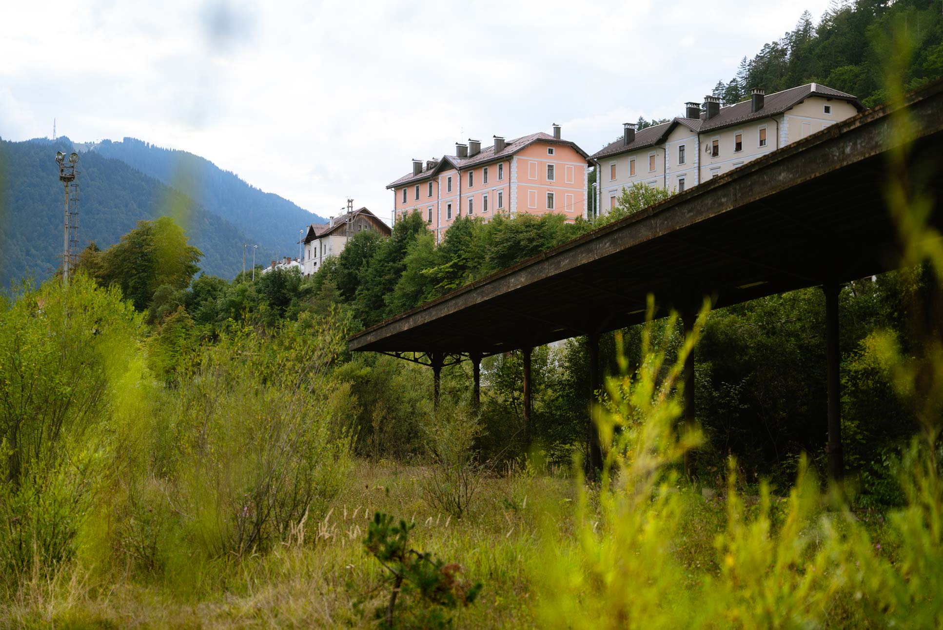 where the train once passed