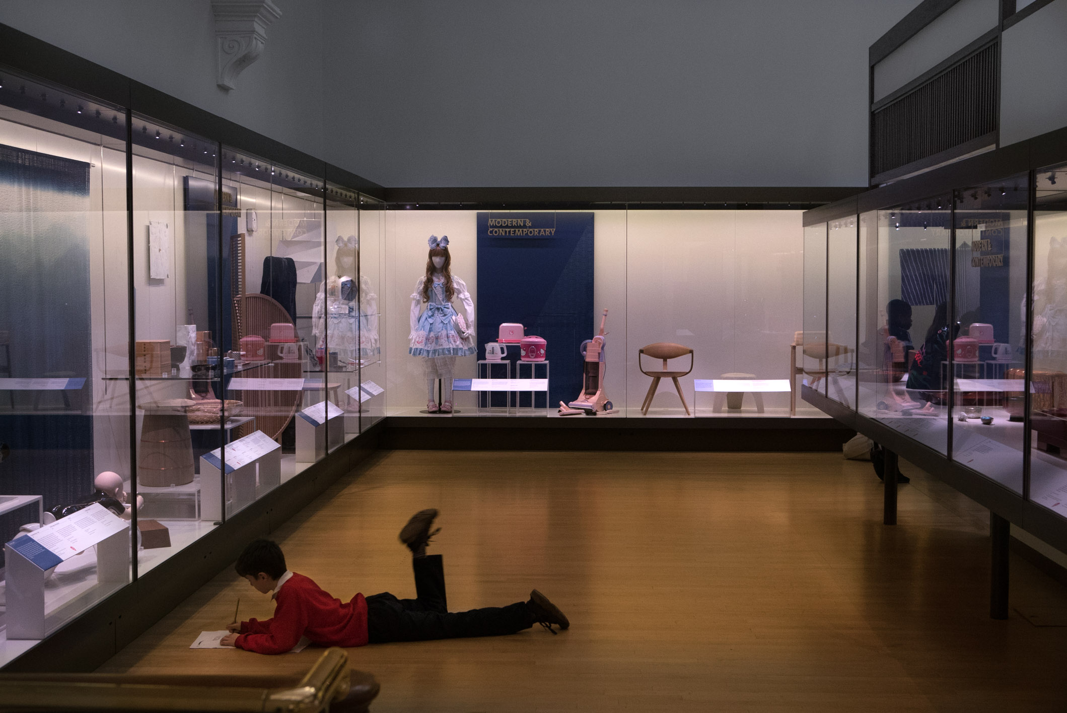At the Victoria and Albert Museum, London