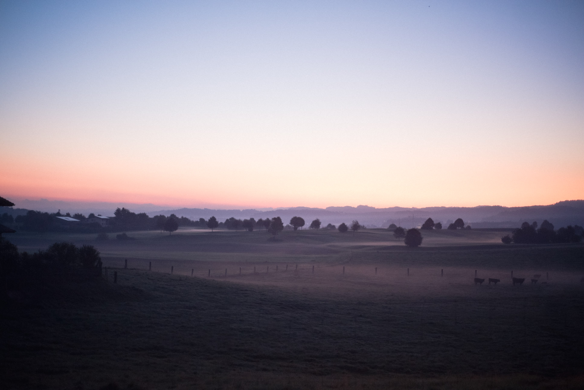 Looking over towards Moosseedorf.