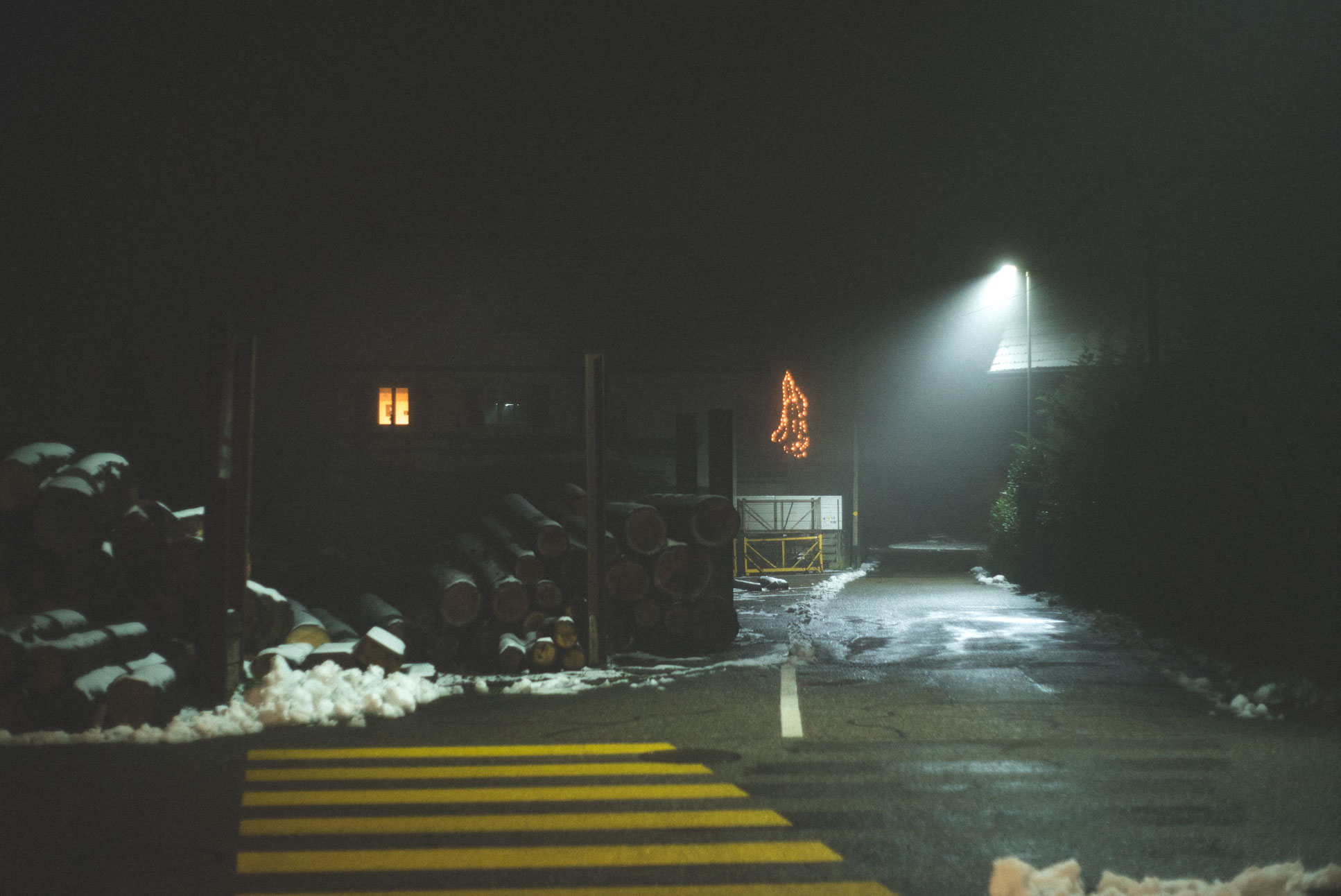 Yes, I photographed the same street corner twice, once during the day, and once when I got back in the evening.