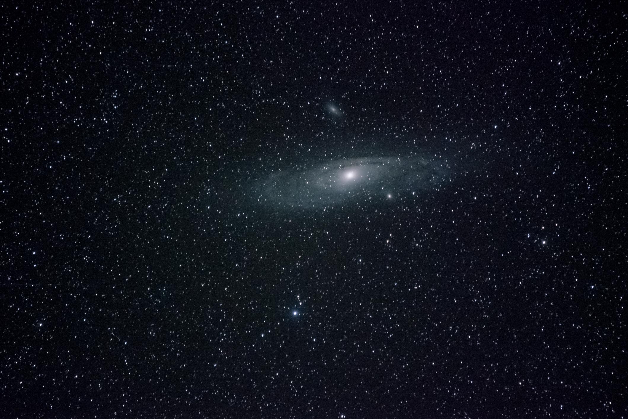 Combined from about 20 exposures of 6 seconds each.