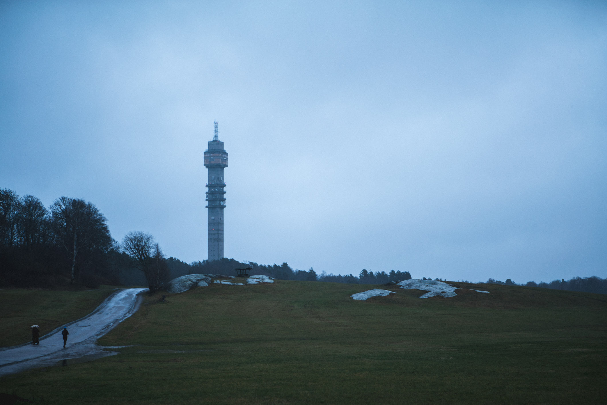 Kaknästornet, a TV tower on the outskirts of Stockholm