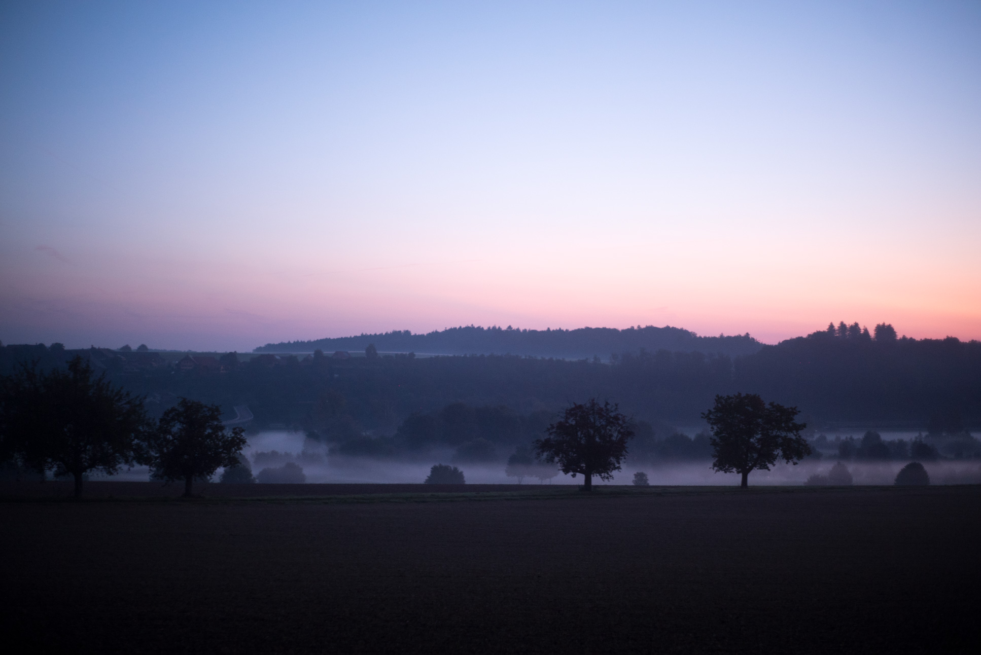 Fog from the Moossee