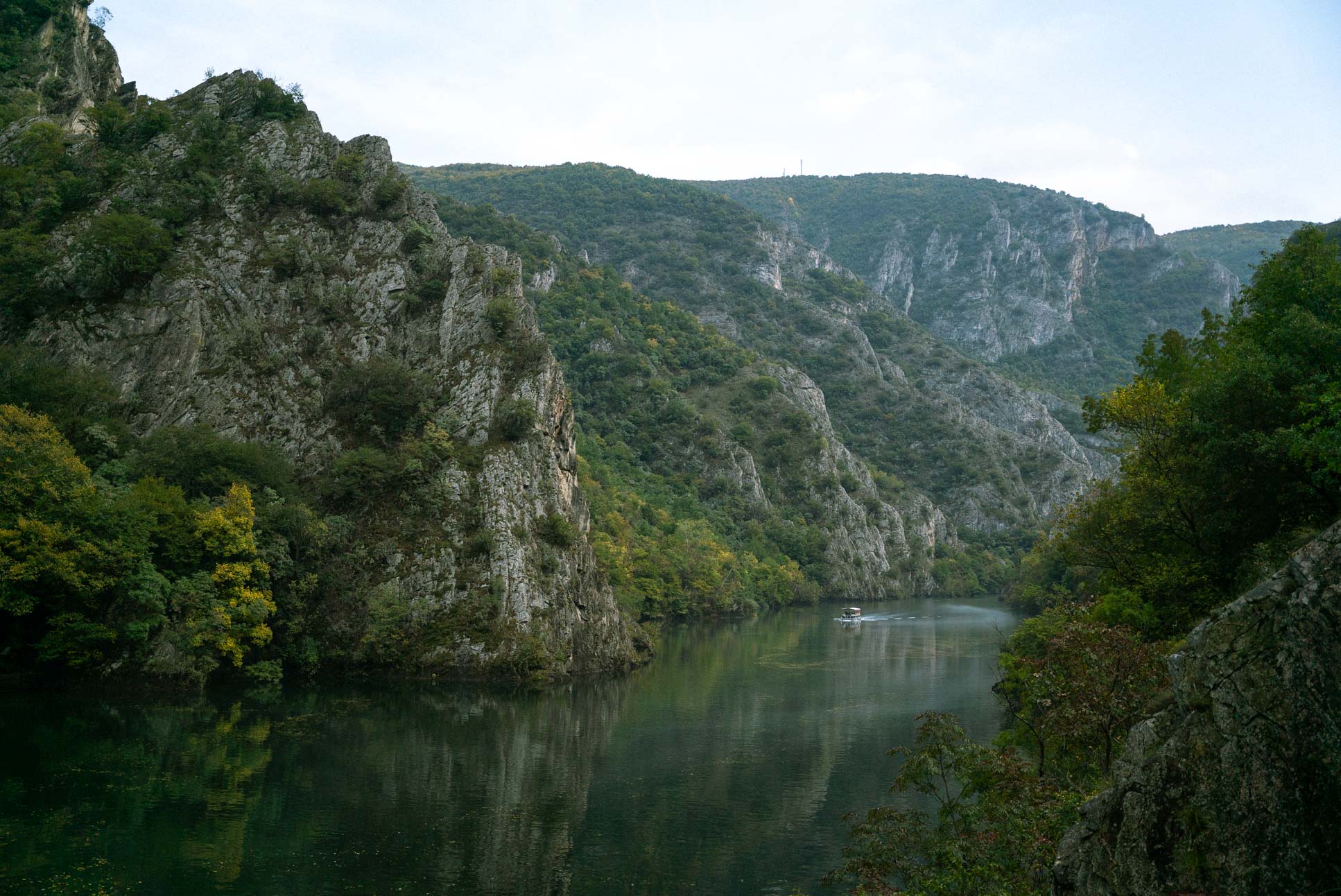 inside the Matka canyon