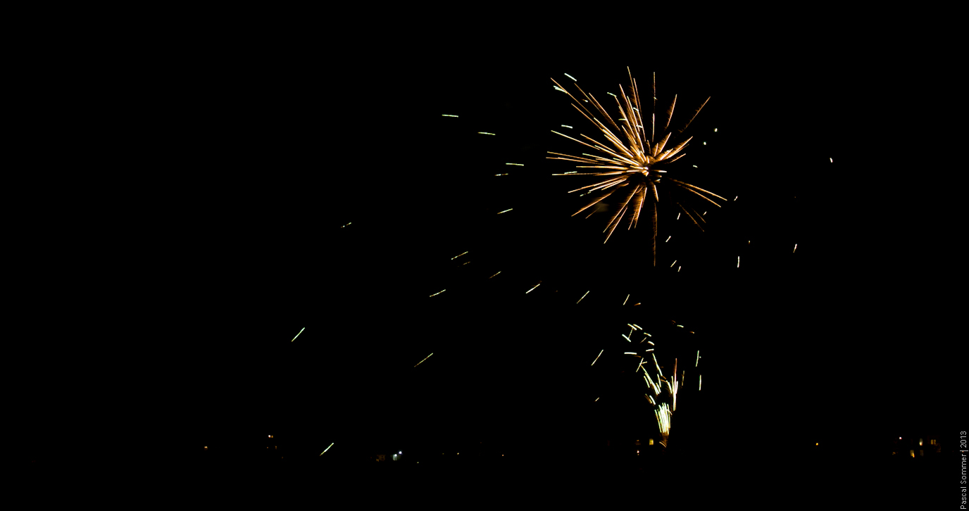 Fireworks on Bonfire Night in Chester