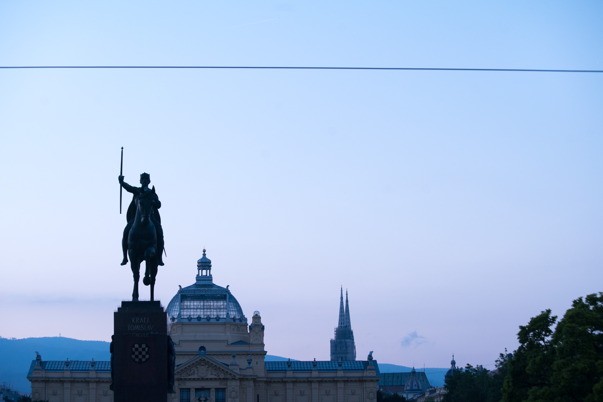 I've never seen a city put so much thought in to lines of sight like Zagreb does.