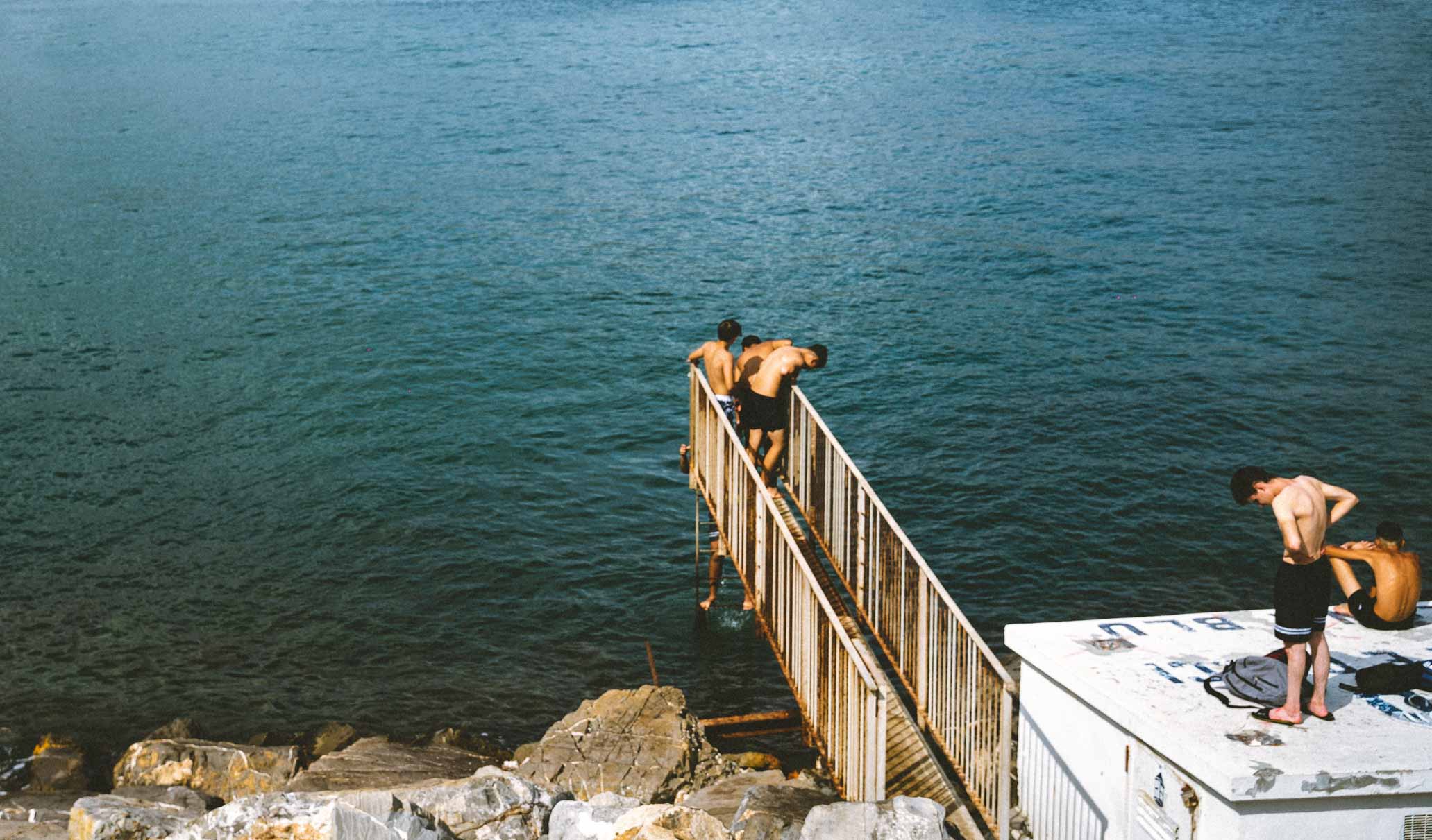 about to jump in