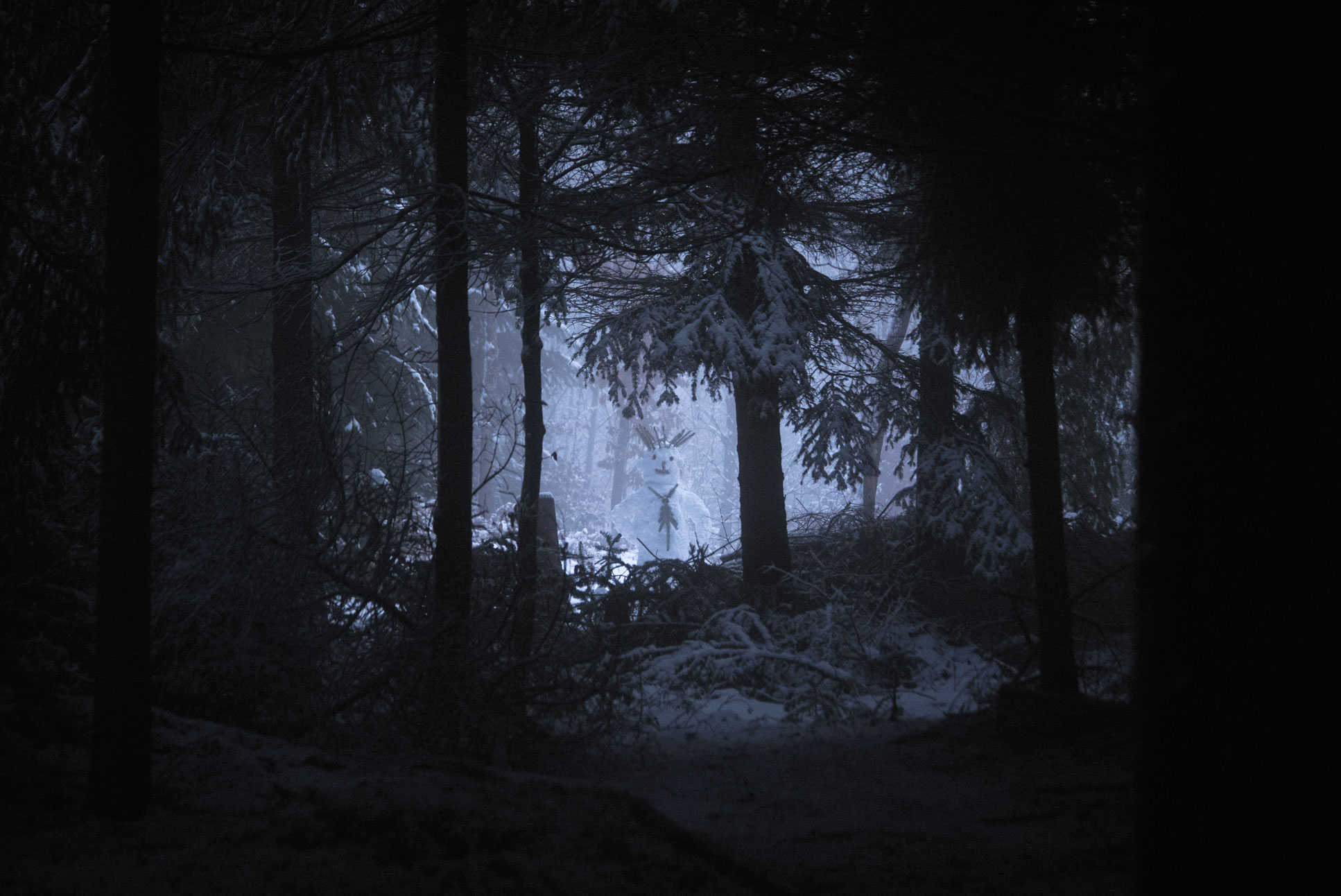 built on a foggy hill
