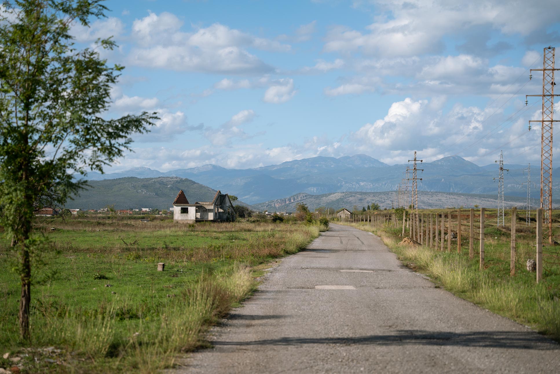 On the outskirts of Podgorica