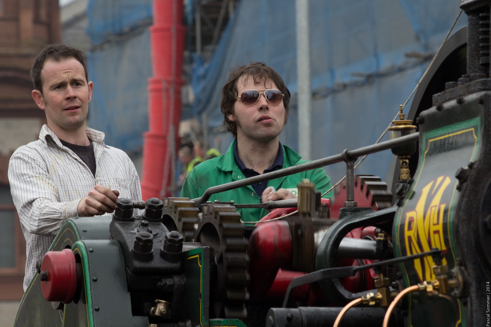A lot of steam engines were present at the Llandudno Victorian Extravaganza