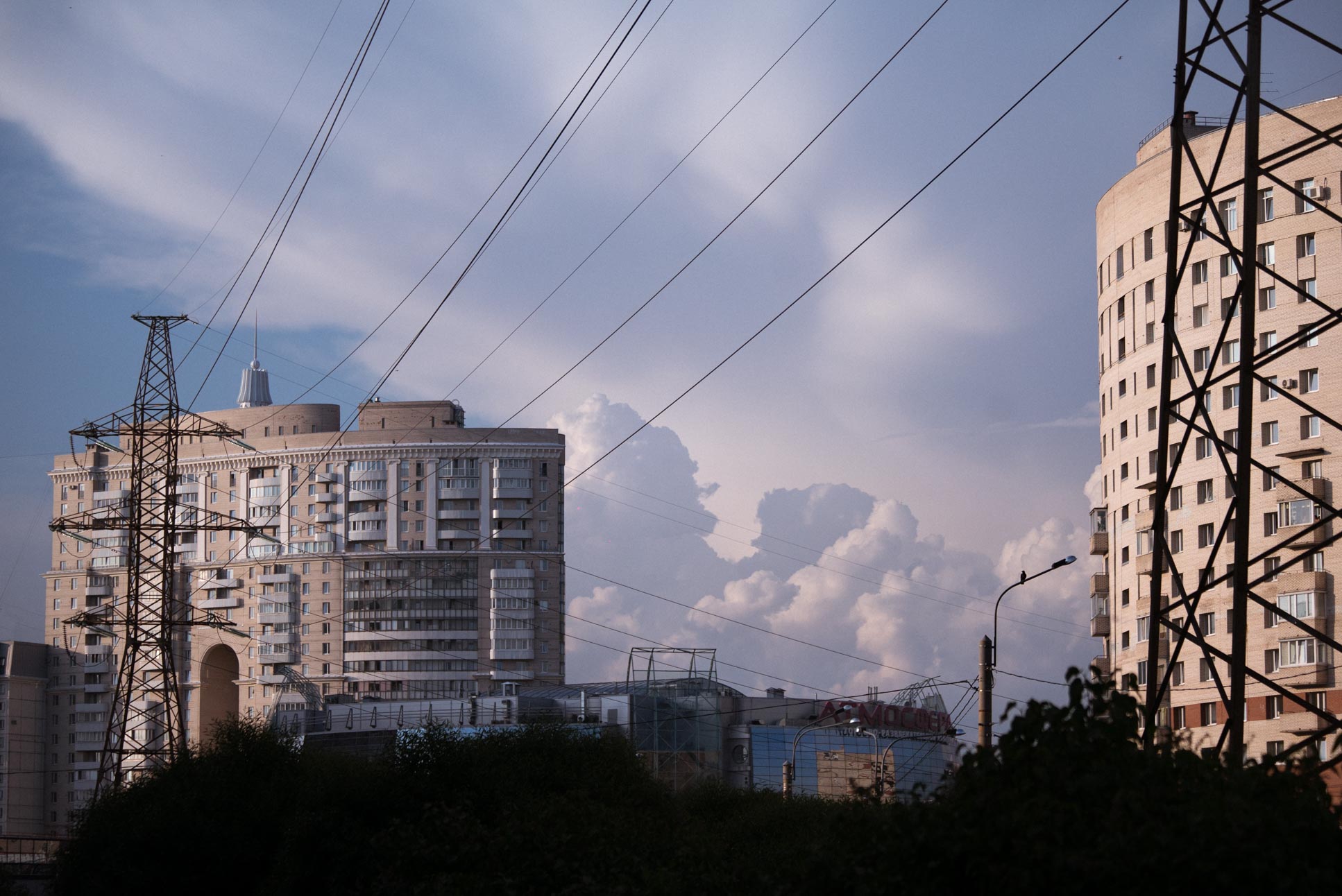 Apartment houses in the Primorsky District of St Petersburg
