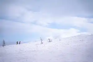 annoying terrain to traverse without snowshoes