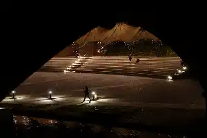 Castlefield Bowl at night